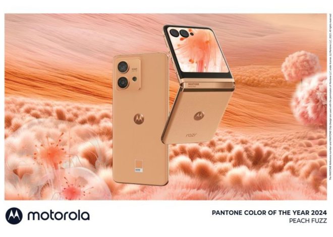 Motorola rilis dua ponsel dengan warna tahun 2024 Peach Fuzz